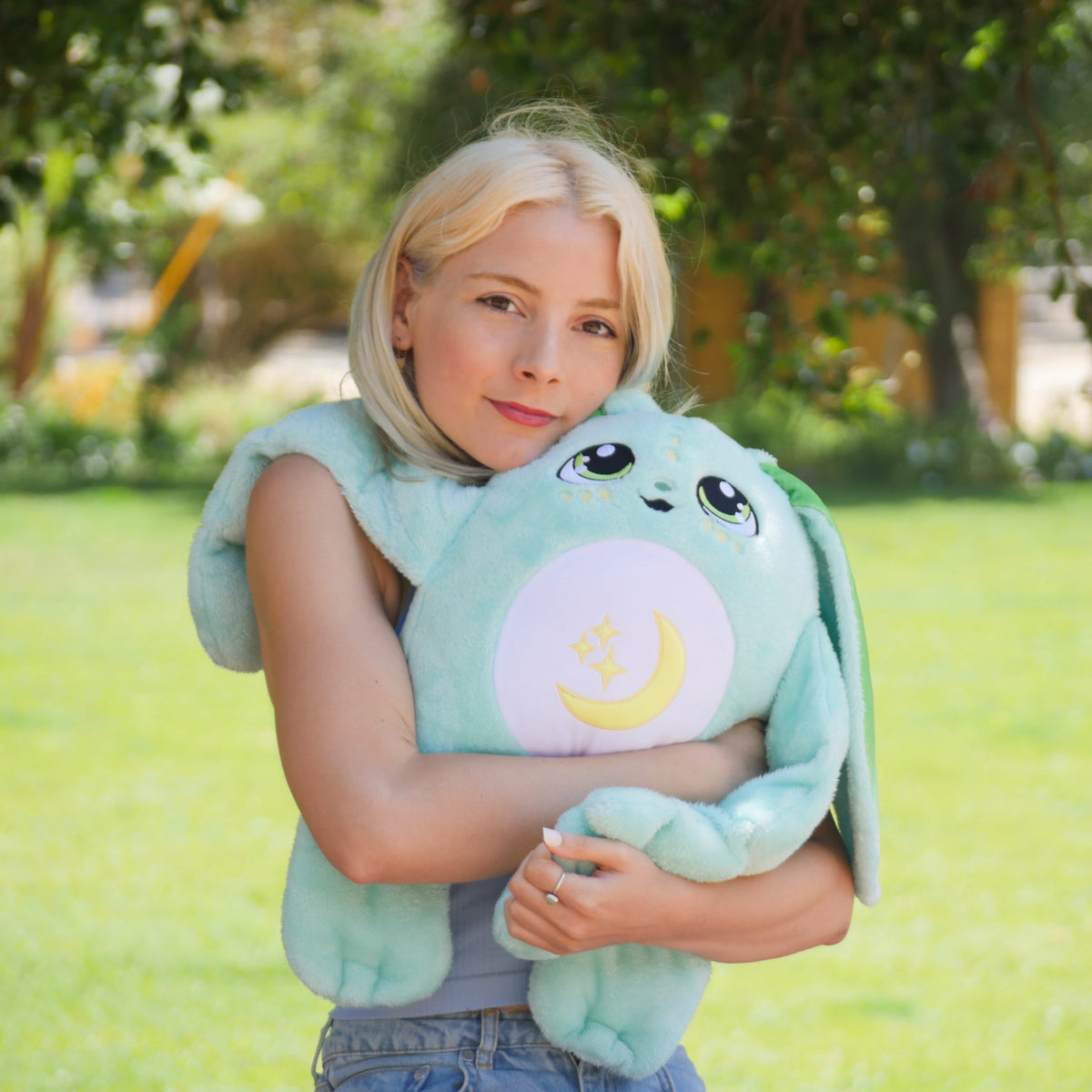 Soft 5lb Hugger Plush toy named Echo from Moon Pals, featuring a cuddly plush animal design in gentle colors.