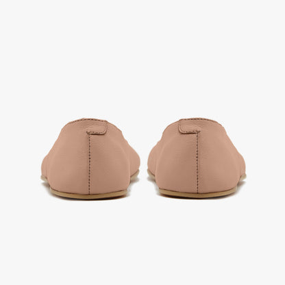 Natural leather women's Derby shoe from Origo Shoes featuring a sleek design and barefoot style, perfect for casual wear.