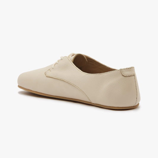 Natural leather women's derby shoes by Origo Shoes, featuring a sleek design and classic style.