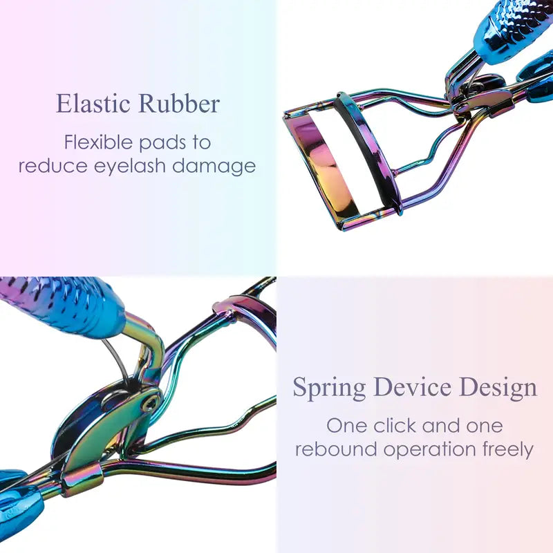 Purple Gradient Eyelash Curler for All Eye Shapes - Durable, Stylish & Easy Grip Design