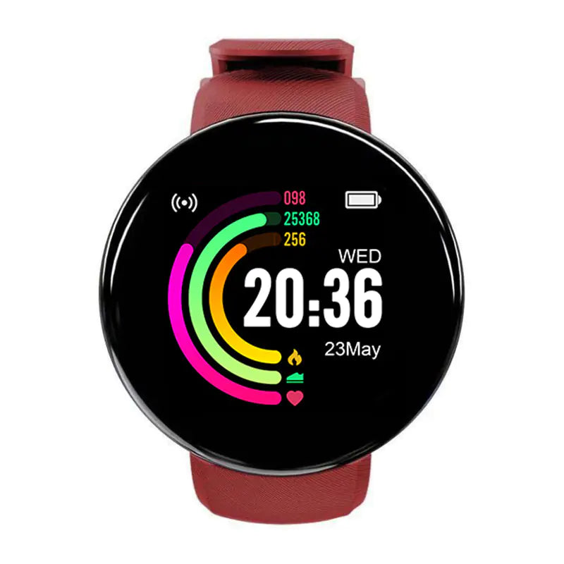 D18 Smart Bracelet with Round Color Screen and Fitness Tracker