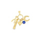 MIA Jewelry Good Luck Bundle charm pendant featuring a decorative pendant with lucky symbols on a chain.
