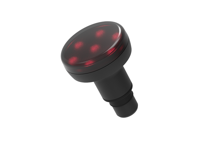 iReliev MVP+ HeatTip heated massage head for percussion massager, designed for targeted muscle relief and deep tissue massage.