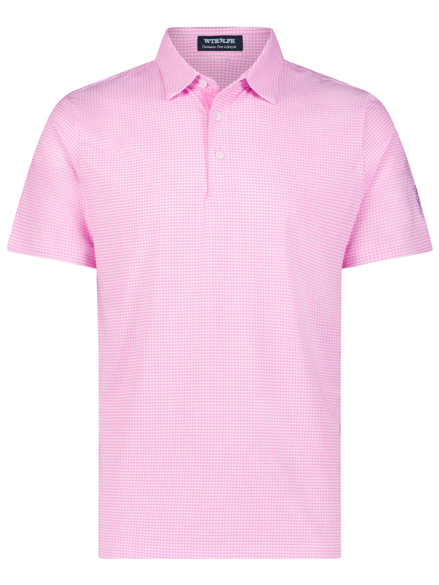White Water Life Vineyard Polo shirt, men's casual polo with collar and short sleeves, in a stylish vineyard-inspired design.