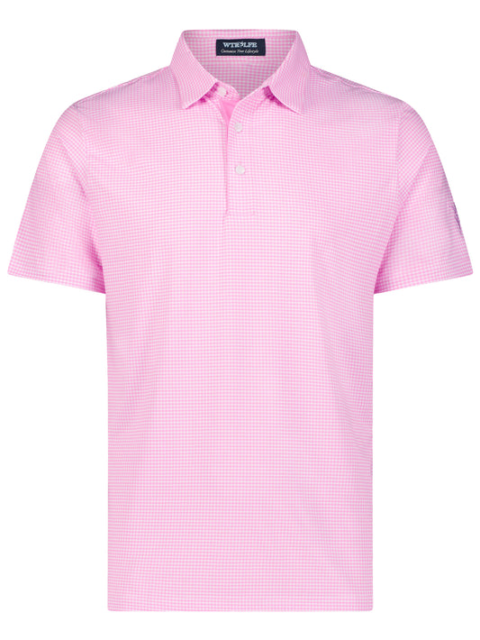 White Water Life Vineyard Polo shirt, men's casual polo with collar and short sleeves, in a stylish vineyard-inspired design.