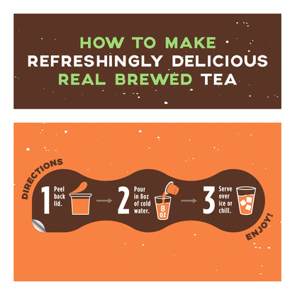 Java House Promise Mango Black Tea bottle with light sweetness, featuring a mango flavor and black tea in a clear, branded bottle.