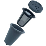 CAPFEI Reusable K Cups for Keurig Supreme Multistream Series Refillable Coffee Pods with Adapter for Keurig K Supreme (Plus) and K Slim with 5 Holes