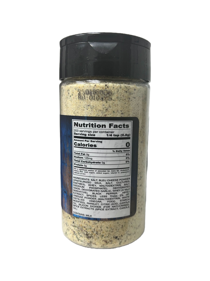 Hi-West Philly Bleu Pepper seasoning container showing nutritional information on the label.