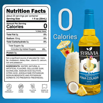 Sugar-Free Pina Colada Syrup