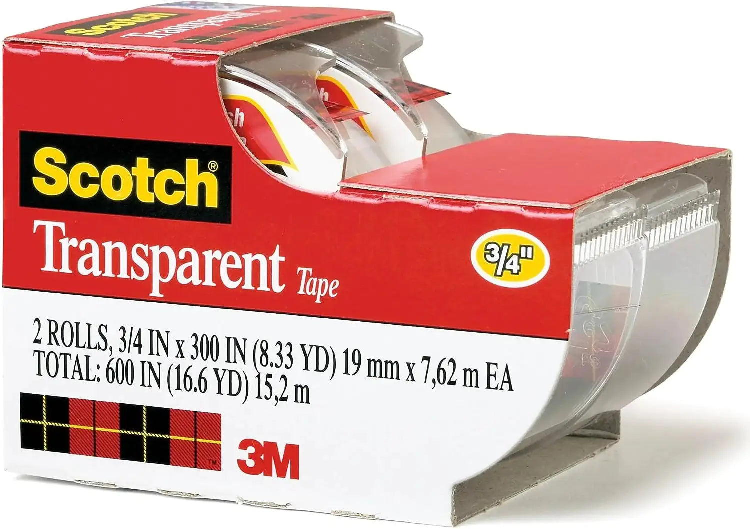 Scotch Transparent Tape 2-pack