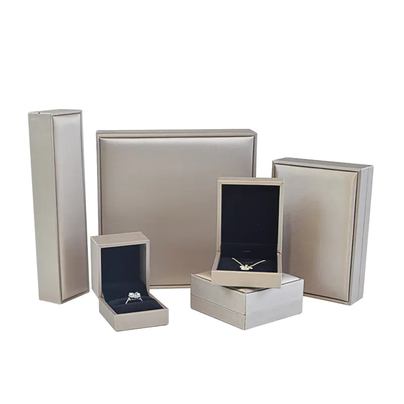 High-End PU Jewelry Box for Rings, Necklaces, and More