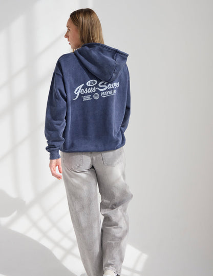 Unisex Prayer Line Hoodie by Elevated Faith featuring a comfortable fit and prayer-themed design in soft fabric.
