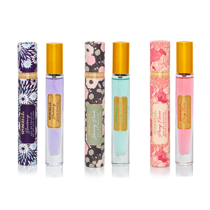 Spongellé Private Reserve Eau de Toilette 3-piece set featuring body fragrance bottles with elegant packaging.
