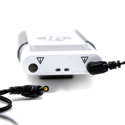 iReliev TENS Unit for pain relief and muscle recovery, featuring control panel and electrode pads for targeted therapy.