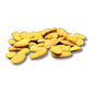 Dried Avola almonds from Nutty, shelled and aromatic, displayed in a bowl on a rustic wooden surface.