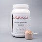 Chocolate scoop of Legacy Grass-Fed Protein Blend from Legacy Performance, a vitamins and supplements product for muscle support.