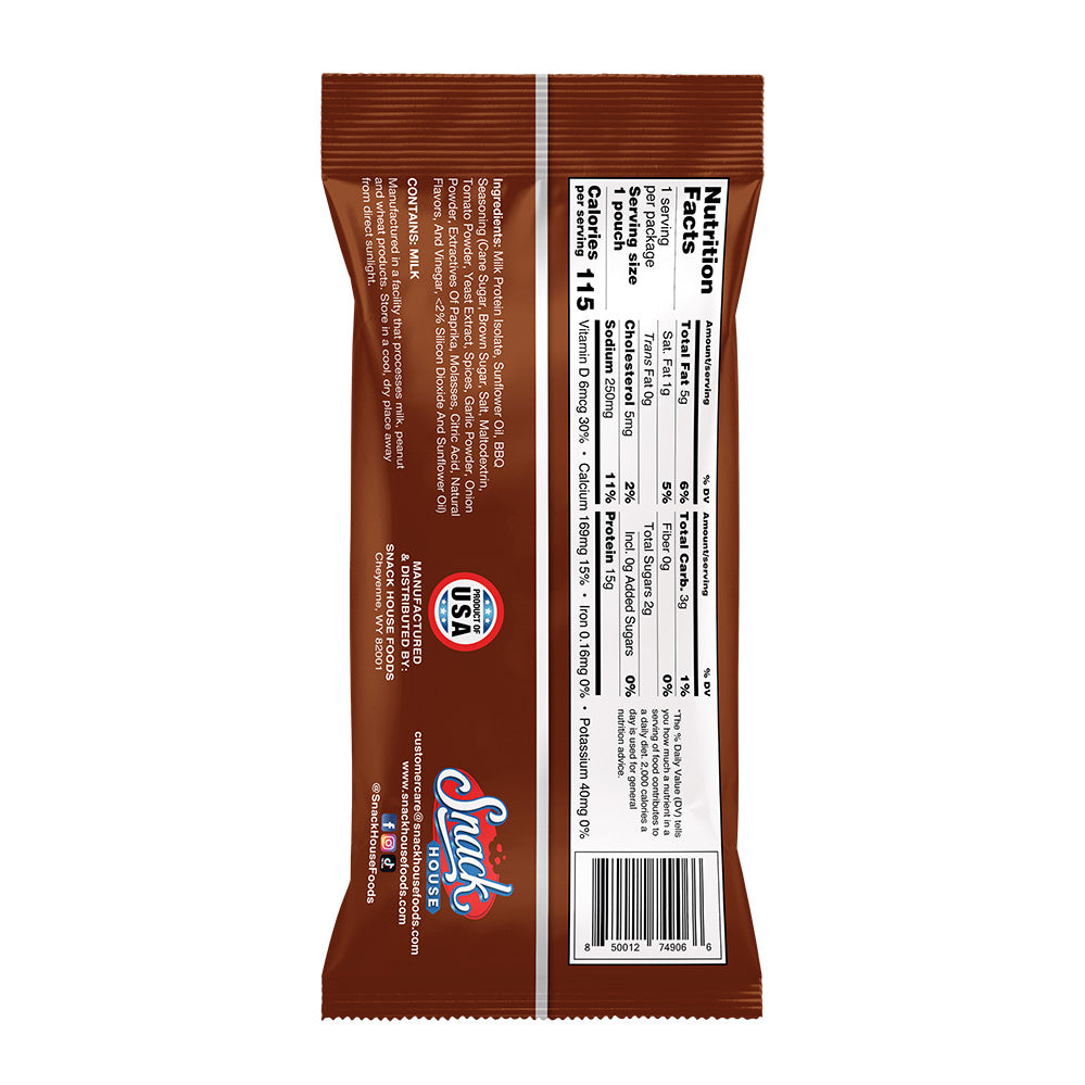 Carolina BBQ Protein Puffs Single Serving - 8-Pack Box