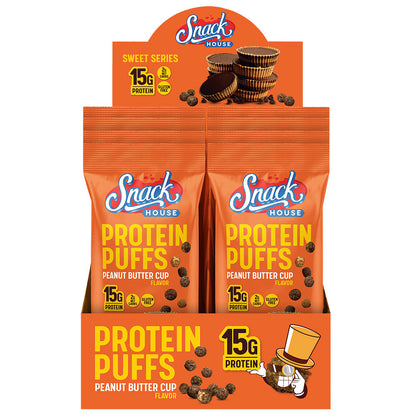 PB Cup Protein Puffs - Single Serving - 8-Pack Box