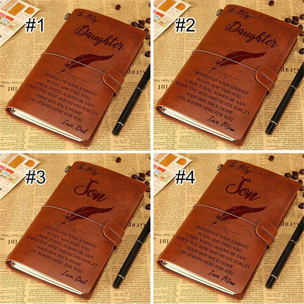 Fashion Portable Leather Diary Journal for Kids Gift