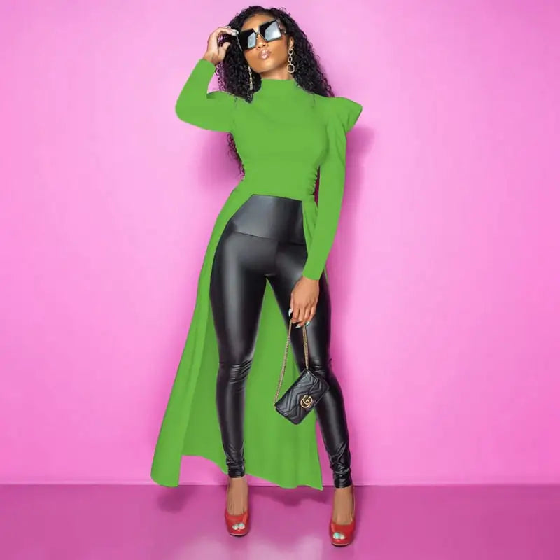 Casual Solid Color Pleated Loose Long Sleeve Sweater