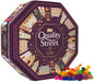 Nestlé Quality Street Gifting Tin containing assorted chocolates, 700g, with colorful wrapped candies in a decorative metal tin.