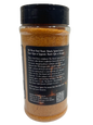 Hi-West Red Dust Black Label Curing Salt in a clear container, showcasing its vibrant red color for curing meats.