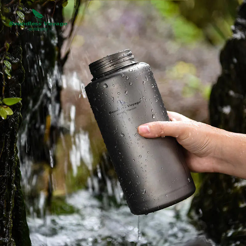 Titanium Outdoor Water Bottle
