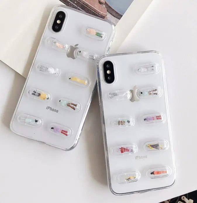 Transparent Protective Case for Apple iPhone X