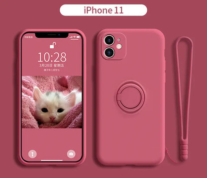 iPhone 11 Pro Liquid Silicone Case with Lens Cover
