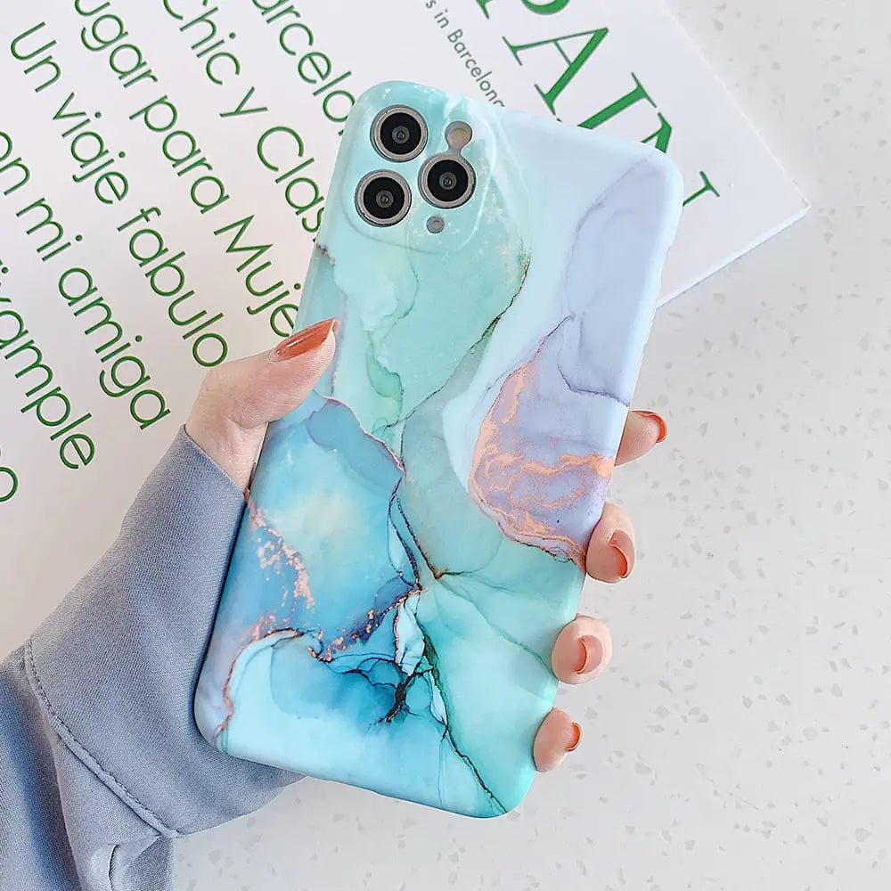 Gradient Marble Phone Case