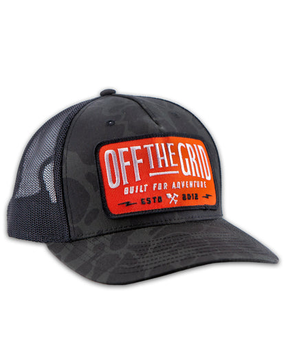 Off The Grid Surplus Ranch Hand hat in sable color, showcasing a wide-brim cowboy-style hat with stitched details.