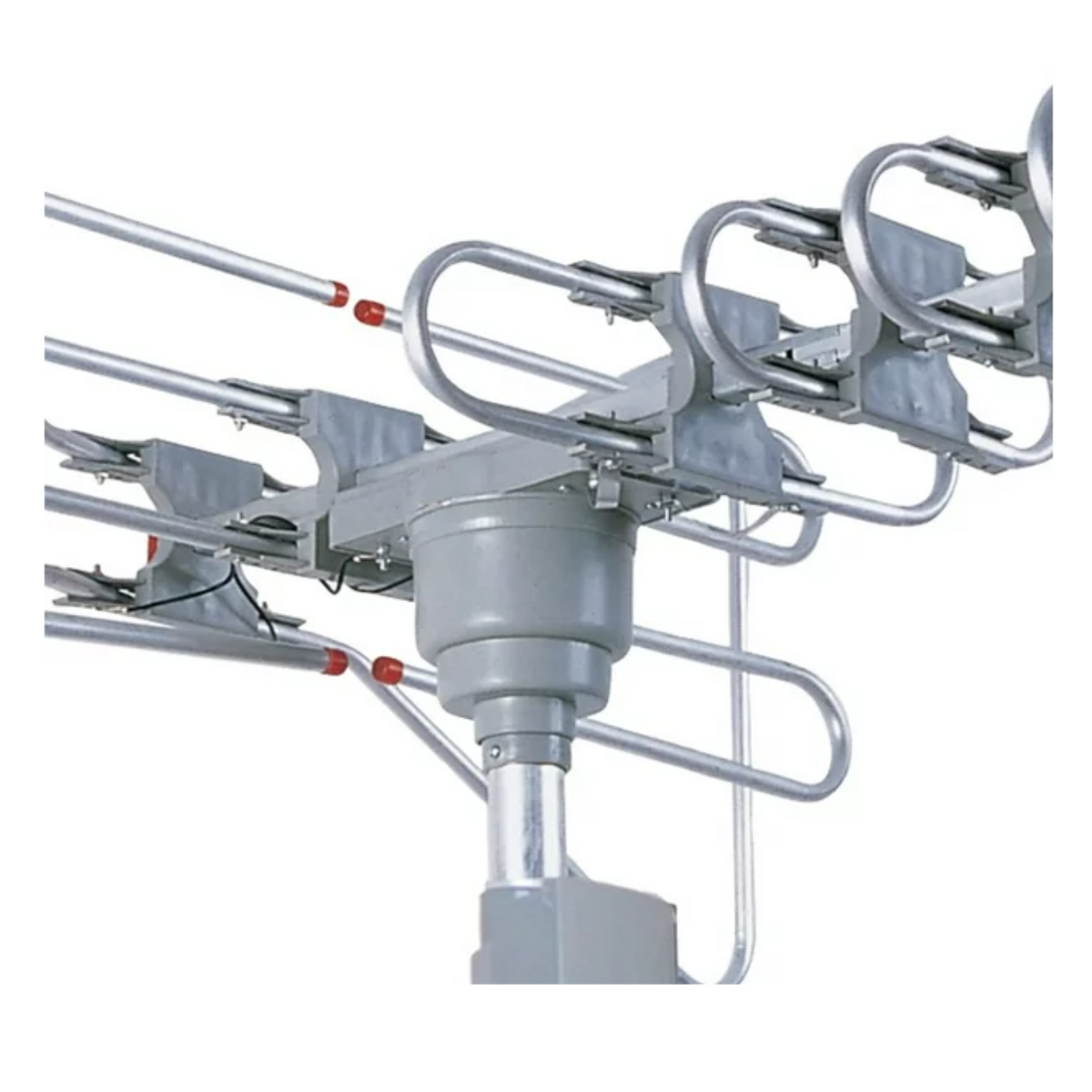 Supersonic 360-degree HDTV digital amplified motorized antenna with remote control for enhanced TV signal reception.