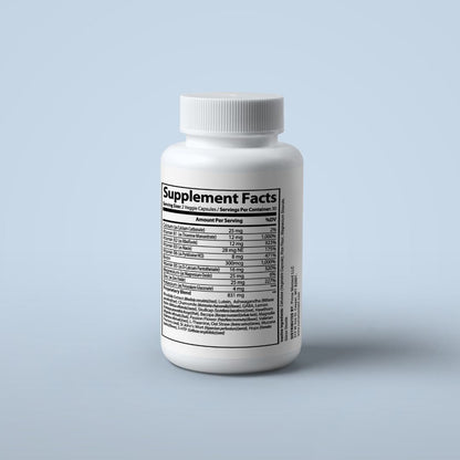 Nutra Moment Relax Moment stress support supplement bottle with tablets, promoting relaxation and stress relief.