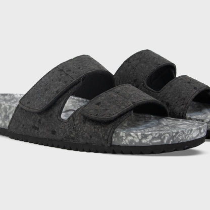 Pair of Fleks Riviera Sandals in Nightfall color with adjustable straps and cushioned soles, displayed on a white background.
