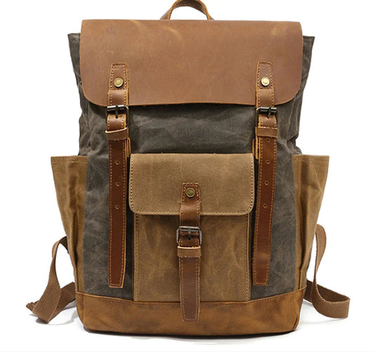 Custom Canvas Backpack for Men - Outdoor & Travel Use
