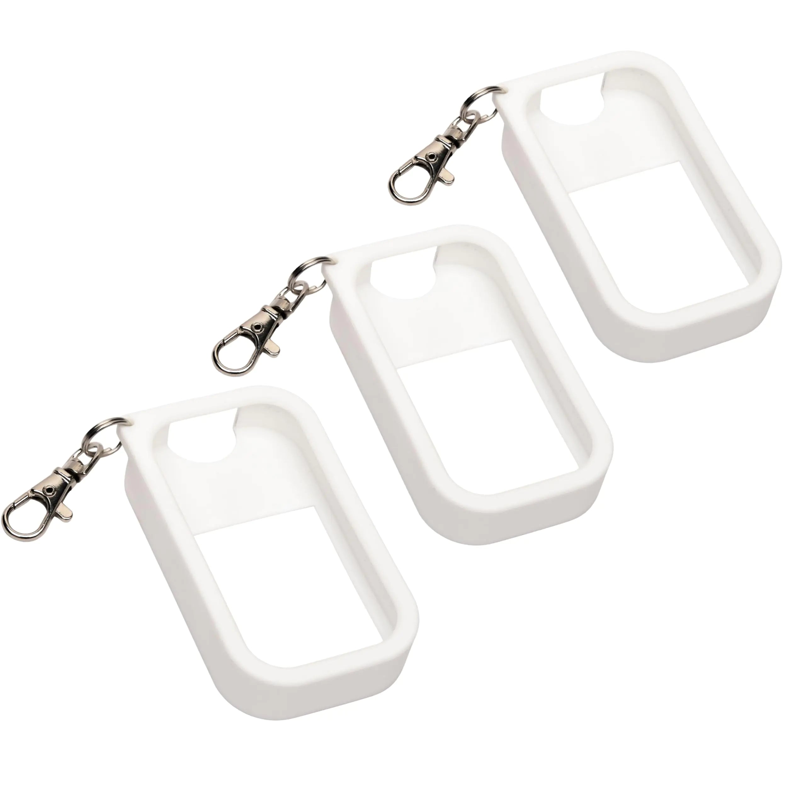 Paradise Curated Silicone Case Compatible with Touchland Hand Sanitizer Spray Power Mist and Glow Mist 1 fl oz - 3 Pack Snow White