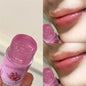 Blushimmer transparent coconut fruit lip balm with moisturizing jelly texture, hydrating lipstick for fade fine lines and anti-drying care.