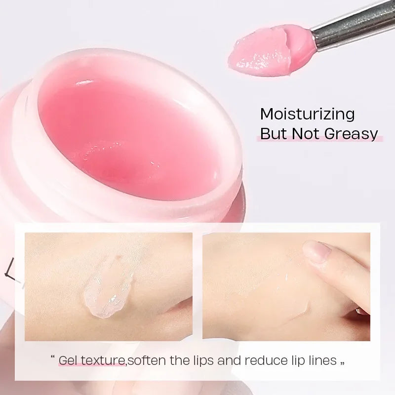 Blushimmer LAIKOU Cherry Blossom Lip Balm in a sleek 8g tube, moisturizing and nourishing lipstick base for autumn and winter lips.
