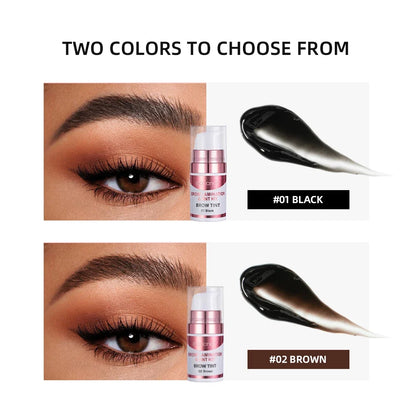 Blushimmer semi-permanent brow and lash lift and tint kit with applicator brushes and tint bottles for professional salon use
