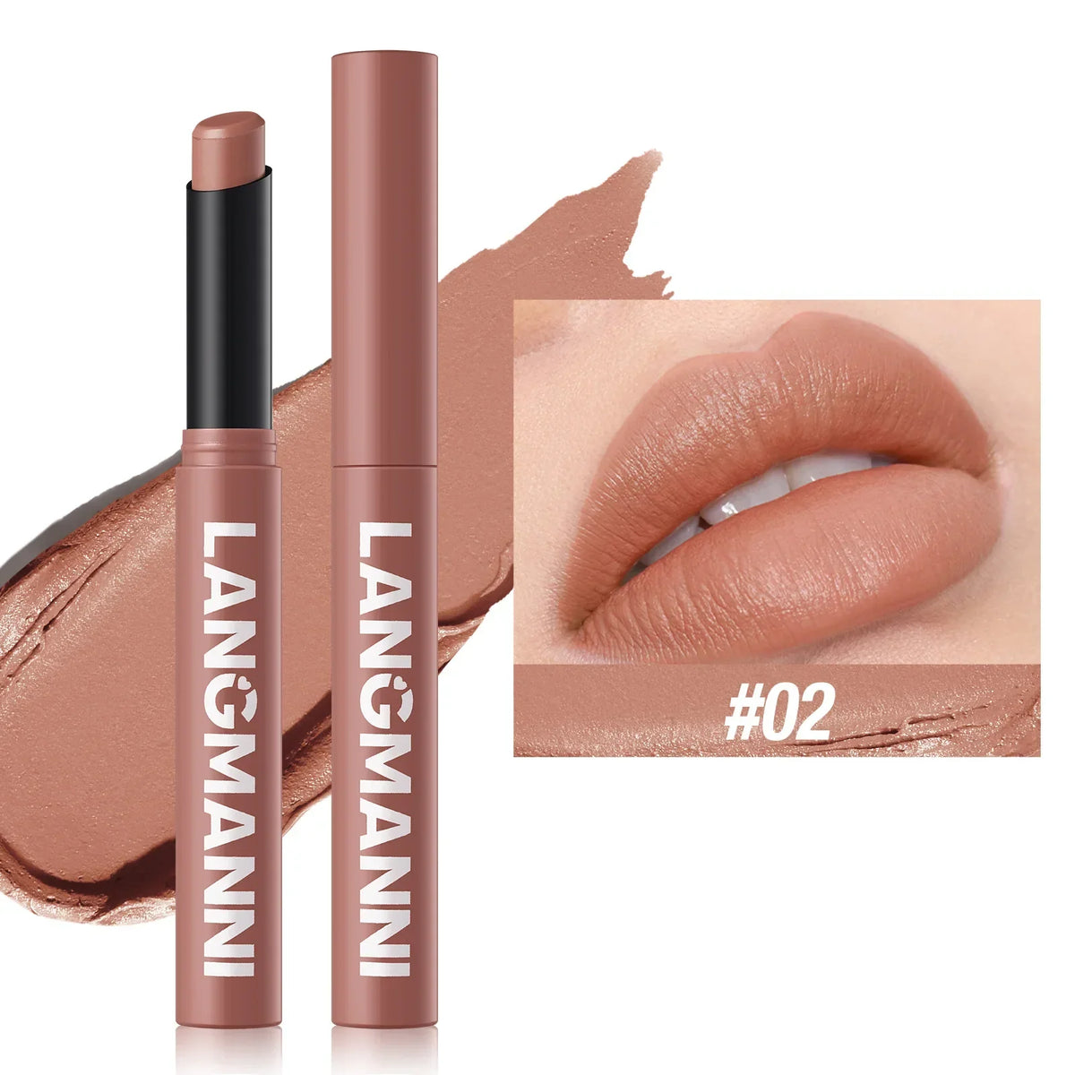 Blushimmer 12-color matte lipstick set with long-lasting, waterproof velvet finish lipsticks in sleek pens, non-fading and smooth.