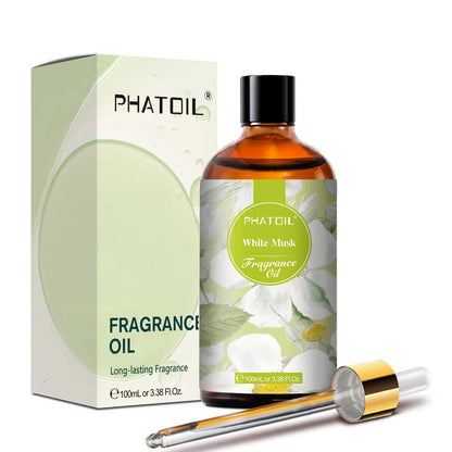 Blushimmer PHATOIL 100ml fragrance oil with coconut, vanilla, bubble gum, sea breeze, and white musk scents for candles and soap making