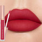 Blushimmer 12-color creamy matte lip gloss set with long-lasting, moisturizing nude, berry, and rose shades for plump lips.