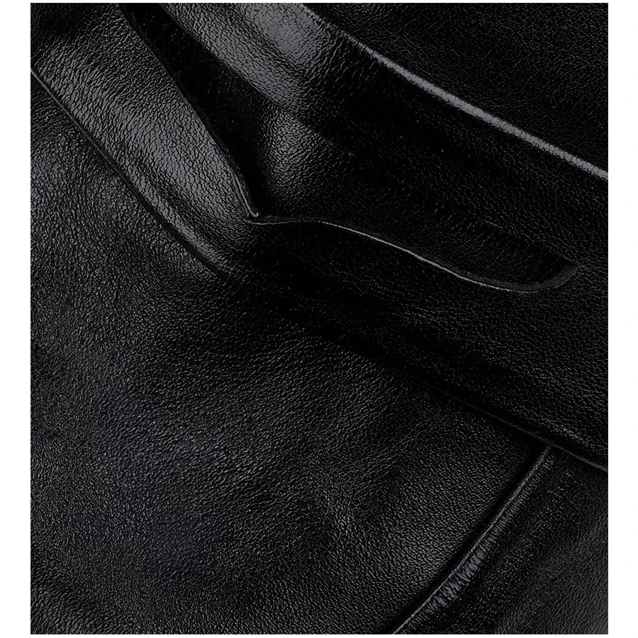 Elegant slip in loafers for men classic commuting square toe genuine cowhide derby formal dress leather shoes