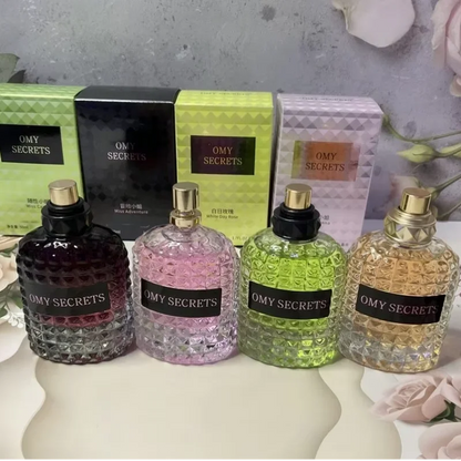 Blushimmer French Rivet Series perfume for women, floral Eau de Toilette with pheromones, high-quality deodorizer, stylish bottle