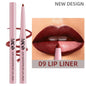 Blushimmer waterproof matte lip liner in sexy red shade, designed to contour lips and enhance natural lip color.