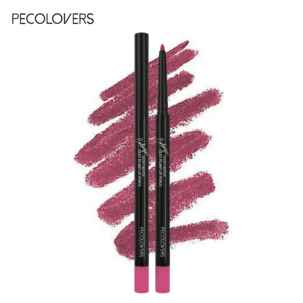 Blushimmer nude matte lip liner pencil with waterproof, long-lasting, non-stick lipstick tint for precise lip makeup application