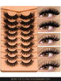 Fluffy 3D mink false eyelashes by Blushimmer, natural look, lightweight, reusable cat eyelash extensions for daily or special occasions