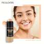 Blushimmer highlighter and contouring makeup stick with blush and concealer for natural 3D face makeup, shown in a sleek cream form.