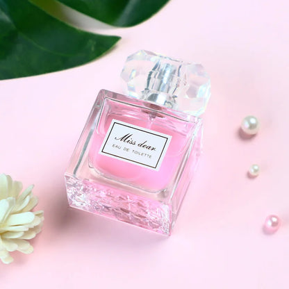 Blushimmer Beloved Sweetheart Girl perfume bottle with floral and jasmine notes, elegant design, and fresh, vibrant scent.