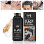 250ml Natural Black Hair Shampoo 5in1 Darkening Hairs Instant Gray To Black Shampoo Repair White Hair Care Black Beard Shampoo